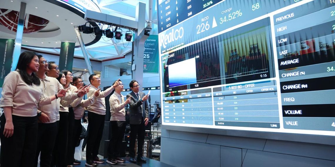 Resmi melantai di BEI, saham RLCO sentuh ARA. (Foto: Khoirifa)