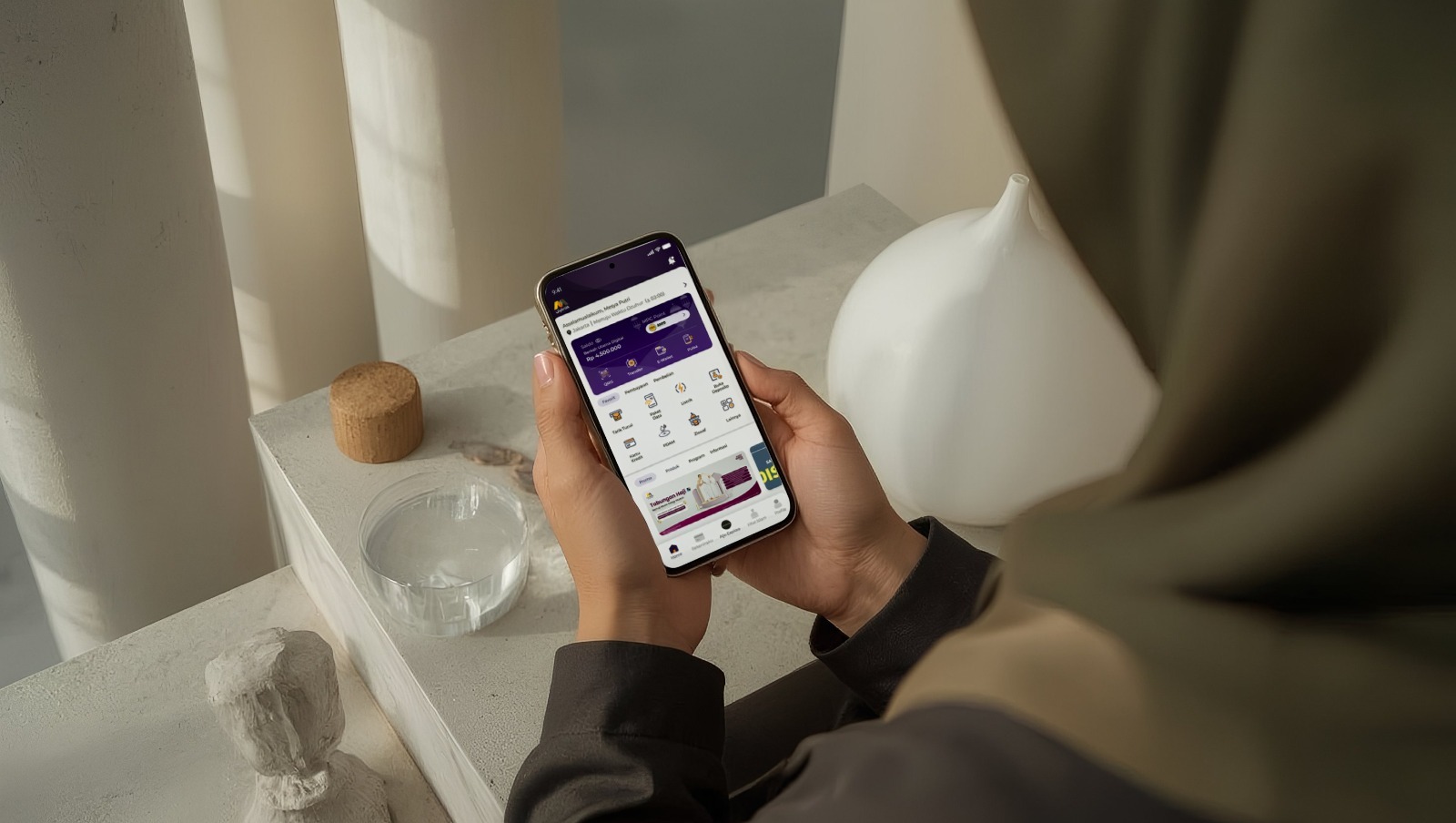 Aplikasi Bank MEga Syariah