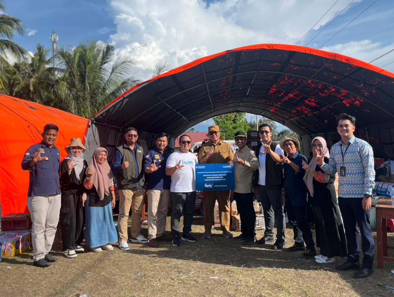 Bank Mandiri distribusikan 67.000 paker bantuan untuk warga terdampak banjir Sumatra. (Foto: Dok. Bank Mandiri)