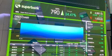 Melantai di Bursa, Saham Superbank (SUPA) Sentuh ARA