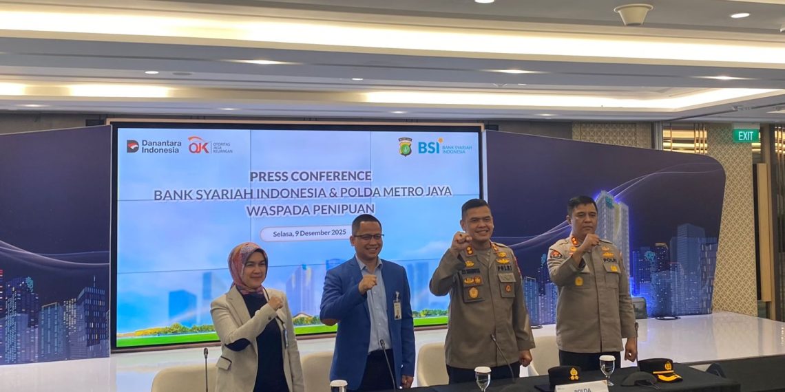 BSI Gandeng Polda Metro Jaya tegaskan tak ada pencairan dana hibah SAL. (Foto: Khoirifa)