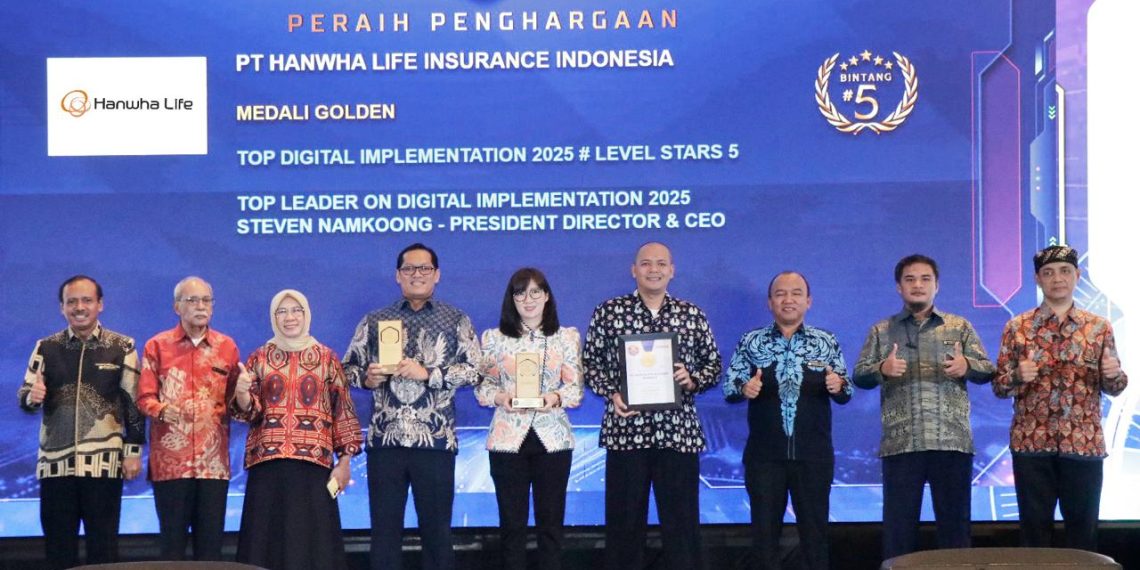 Hanwha Life Raih Top Digital Awards 2025 Level Stars 5