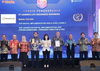 Hanwha Life Raih Top Digital Awards 2025 Level Stars 5