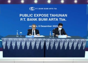 Direktur PT Bank Bumi Arta Tbk (BNBA), Edwin Suryahusada, dalam Paparan Publik di Jakarta, Senin, 8 Desember 2025. (Foto: Istimewa)