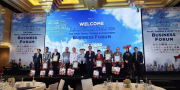 acara THE 3rd Business, Trade & Tourism Investment Business Forum bertema “Indonesia Economic Outlook 2026: Strategic Partnerships for Business, Trade & Tourism Investment, di Jakarta, Selasa, 2 Desember 2025.