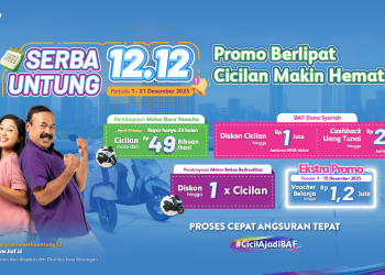 Promo Berlipat Cicilan Makin Hemat dari BAF di Serba Untung 12.12
