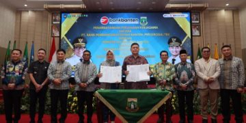 Pemprov Banten, Kabupaten Lebak, dan Kota Serang Lanjutkan Pengelolaan RKUD di Bank Banten
