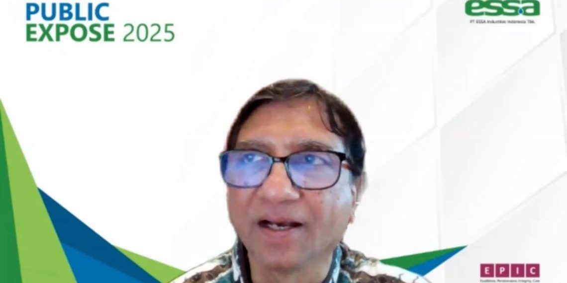 Direktur dan Chief Financial Officer ESSA Industries Indonesia Prakash Chand Bumb