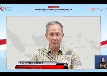 Ketua Komisioner OJK, Mahendra Siregar