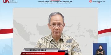 Ketua Komisioner OJK, Mahendra Siregar