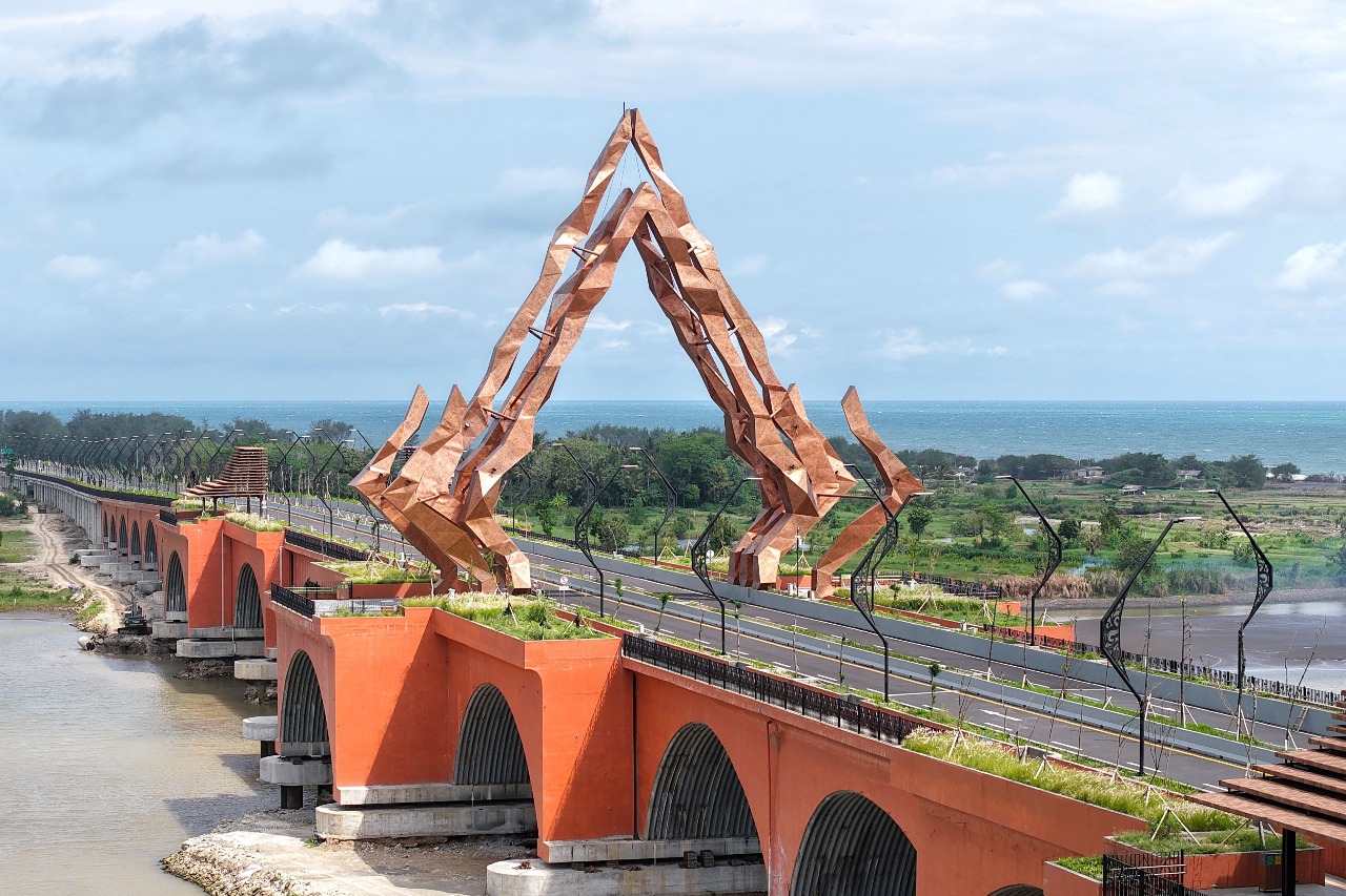 Jembatan Kabanaran yang telah diresmikan oleh Presiden Prabowo Subianto pada 19 November 2025.