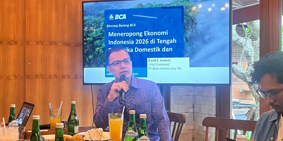 Kepala Ekonom BCA, David Sumual