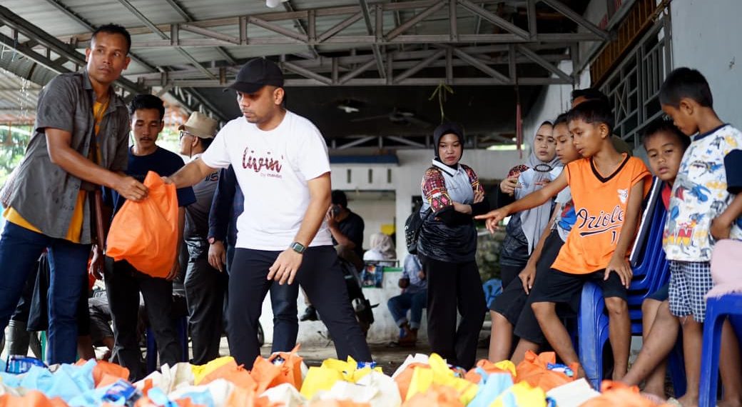 Bank Mandiri salurkan bantuan bencana 5.000 paket di Sumatra Utara. (Foto: Dok. Bank Mandiri)
