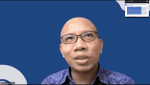 Direktur Pengembangan Big Data INDEF, Eko Listiyanto dalam diskusi publik Catatan Akhir Tahun INDEF: Liburan di Tengah Tekanan Fiskal. (Tangkapan layar Zoom Meeting: Julian)