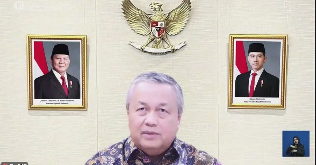 Gubernur BI, Perry Warjiyo dalam konferensi pers RDG BI, Rabu, 17 Desember 2025. (Foto: Tangkapan layar/Ari Astriawan)