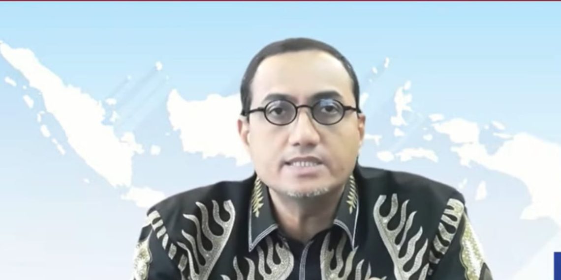 Kepala Eksekutif Pengawas Inovasi Teknologi Sektor Keuangan, Aset Keuangan Digital, dan Aset Kripto OJK, Hasan Fawzi dalam konferensi pers hasil Rapat Dewan Komisioner (RDK) Bulanan secara virtual, Jumat, (9/1/2026). (Tangkapan layar YouTube Otoritas Jasa Keuangan: Julian)
