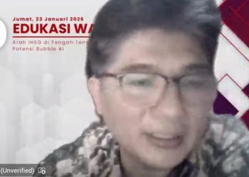 Co-Founder PasarDana dan Praktisi Pasar Modal, Hans Kwee. (Tangkapan layar webinar: Khoirifa)