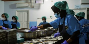 Ilustrasi layanan SPPG alias dapur Makan Bergizi Gratis (MBG)