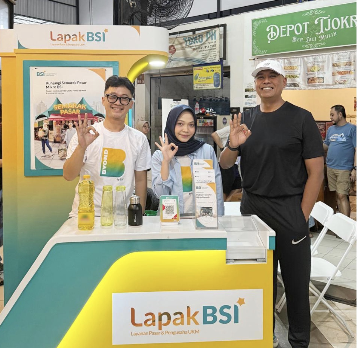Salah satu Layanan Pasar dan Pengusaha UMKM (Lapak) BSI.