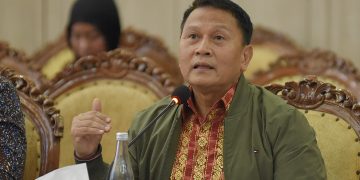 Anggota Komisi II DPR RI Mardani Ali Sera dalam Kunjungan Kerja Spesifik Komisi II DPR RI ke Provinsi Banten, Rabu (28/1/2026), dalam rangka pengawasan penyelenggaraan dan kinerja BUMD. Foto: DPR