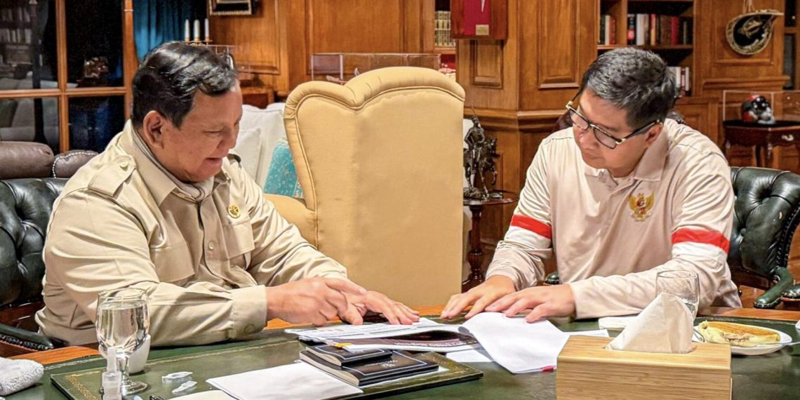Presiden Prabowo Subianto memanggil Menteri Perumahan dan Kawasan Permukiman (PKP) Maruarar Sirait, ke kediaman pribadinya di Hambalang, pada Kamis sore, 29 Januari 2026. (Foto: Istimewa)