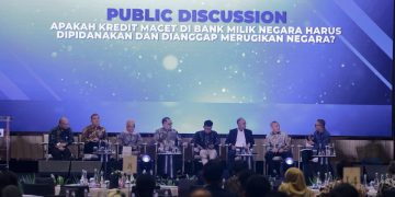 Starting Year Forum 2026 Public Discussion: “Apakah Kredit Macet di Bank Milik Negara Harus Dipidanakan dan Dianggap Merugikan Negara?” yang diselenggarakan Infobank Media Group, di The St. Regis, Jakarta, Kamis, 22 Januari 2026. (Foto: M. Zulfikar)
