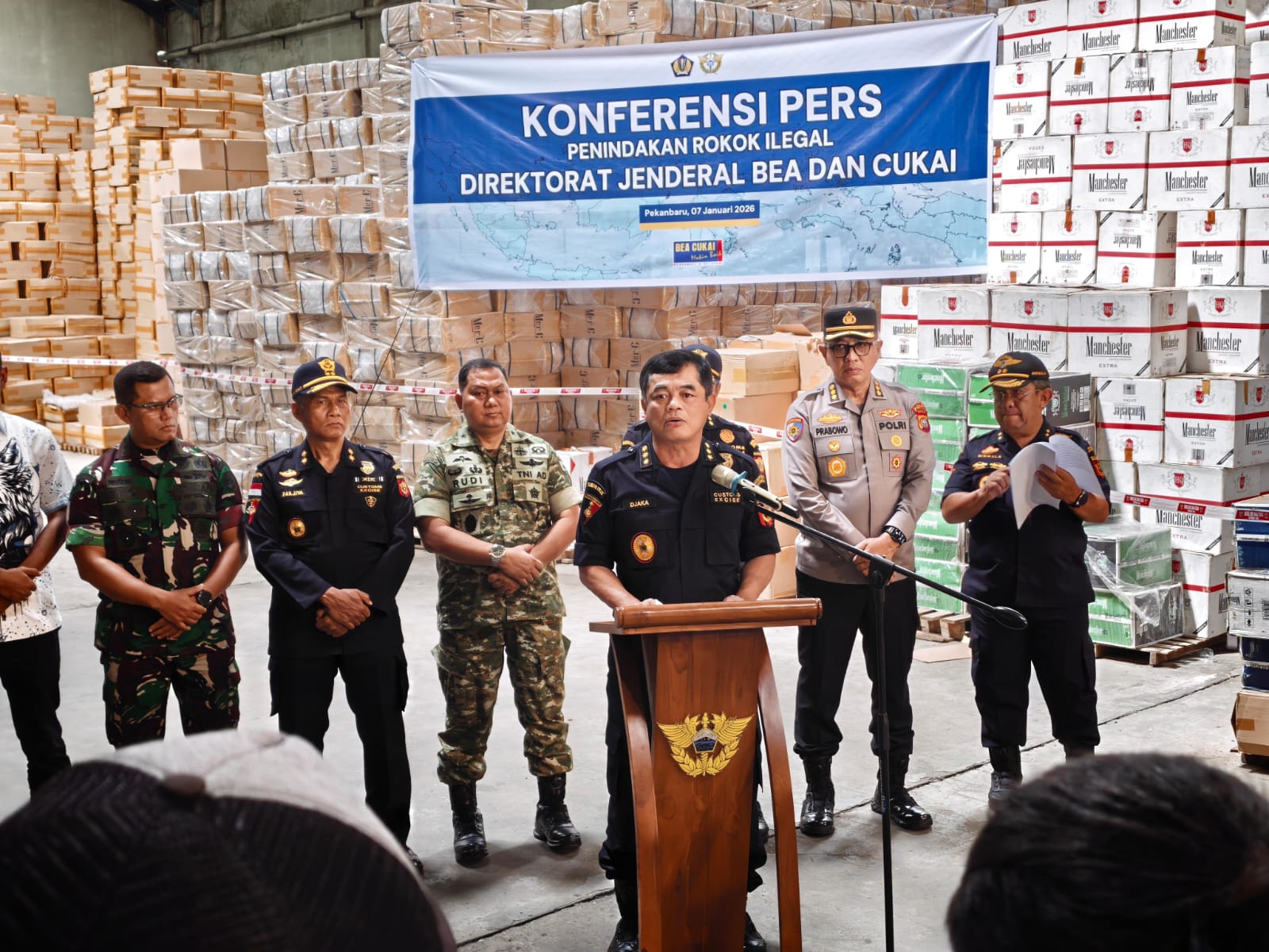 Direktur Jenderal Bea dan Cukai, Letjen TNI (Purn.) Djaka Budi Utama