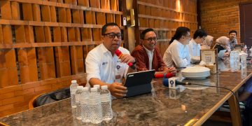 Kepala Grup Departemen Pengembangan Pasar Keuangan BI, Arief Rachman, dalam Media Briefing, Rabu (7/1/2026). (Foto: Irawati)