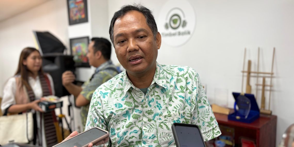 Staf Khusus Gubernur Provinsi DKI Jakarta Bidang Pembangunan dan Tata Kota Nirwono Yoga dalam Diskusi Catatan Transportasi Awal Tahun 2026, di Jakarta, Kamis, 8 Januari 2026.