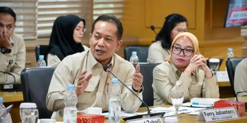 Menkop Ferry dalam Rapat Kerja (Raker) bersama Komite IV Dewan Perwakilan Daerah (DPD) RI di Senayan, Selasa (20/1).