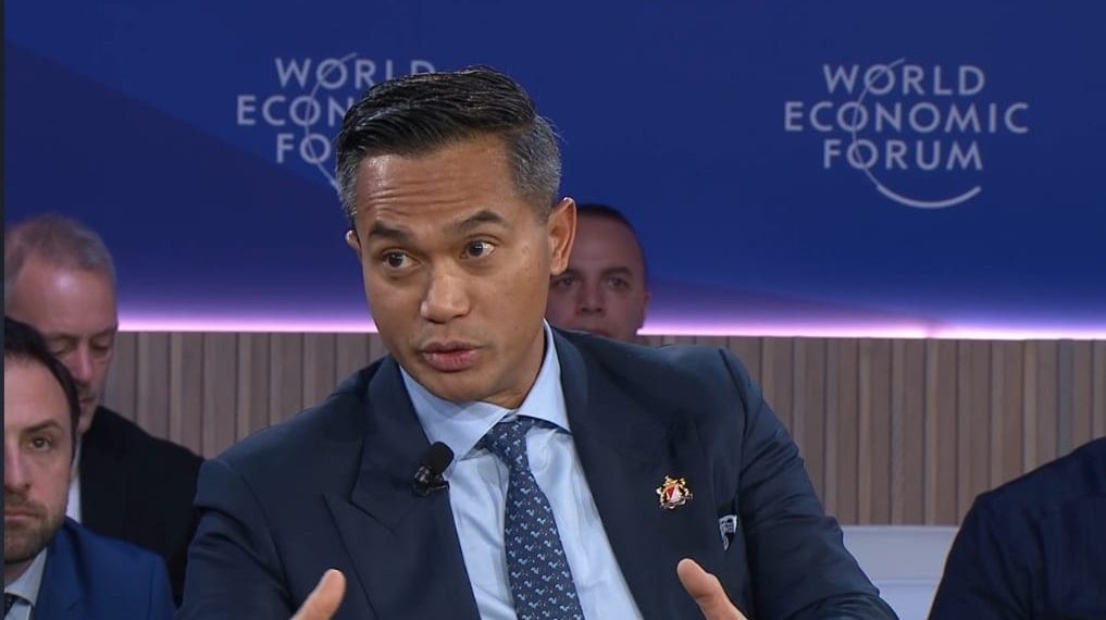 Ketua Umum Kamar Dagang dan Industri (Kadin) Indonesia Anindya Novyan Bakrie saat menghadiri World Economic Forum (WEF) 2026 di Davos, Swis, Kamis (22/01/2026)