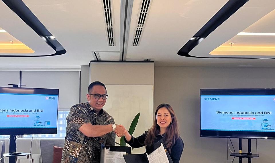 BNI–Siemens Indonesia Kerja Sama Pembiayaan