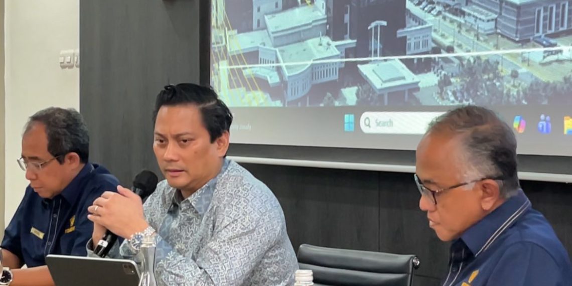 Deputi Gubernur Bank Indonesia (BI) terpilih periode 2026-2031, Thomas Djiwandono dalam agenda media briefing, Rabu (28/1/2026). (Foto: Irawati)