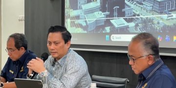 Deputi Gubernur Bank Indonesia (BI) terpilih periode 2026-2031, Thomas Djiwandono dalam agenda media briefing, Rabu (28/1/2026). (Foto: Irawati)