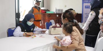 Program "Cegah Stunting Itu Penting" sebagai wujud CSR BRI Peduli yang diadakan di Puskesmas Cilincing, menyasar balita dan ibu hamil. (Foto: Istimewa)