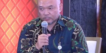 Direktur Investigasi BPKP, Ide Juang Humantito, dalam Starting Year Forum 2026 Public Discussion: “Apakah Kredit Macet di Bank Milik Negara Harus Dipidanakan dan Dianggap Merugikan Negara?” yang diselenggarakan Infobank Media Group, di The St. Regis, Jakarta, Kamis, 22 Januari 2026. (Foto: Dok. Infobank)