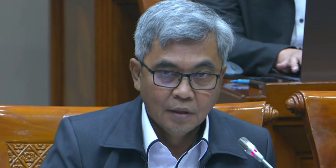 Ketua KPK Setyo Budiyanto dalam rapat kerja bersama Komisi III DPR RI di Komplek Parlemen Senayan, Jakarta, Rabu (28/1/2026). (Tangkapan layar YouTube TVR Parlemen: Julian)