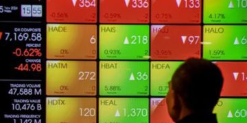 Pergerakan indeks Harga Saham Gabungan (IHSG), di Bursa Efek Indonesia, Jakarta. (Foto: Istimewa)