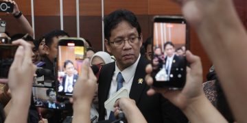 Menteri Keuangan Purbaya Yudhi Sadewa selepas konferensi pers Hasil Rapat Berkala Komite Stabilitas Sistem Keuangan (KSSK) I Tahun 2026 di Jakarta, Selasa (27/1). (Foto: Erman Subekti)