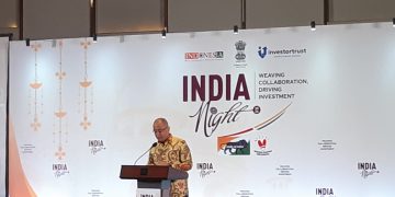 Duta Besar India untuk Indonesia, Sandeep Chakravorty di Jakarta, Rabu (28/1). (Foto: Steven Widjaja)
