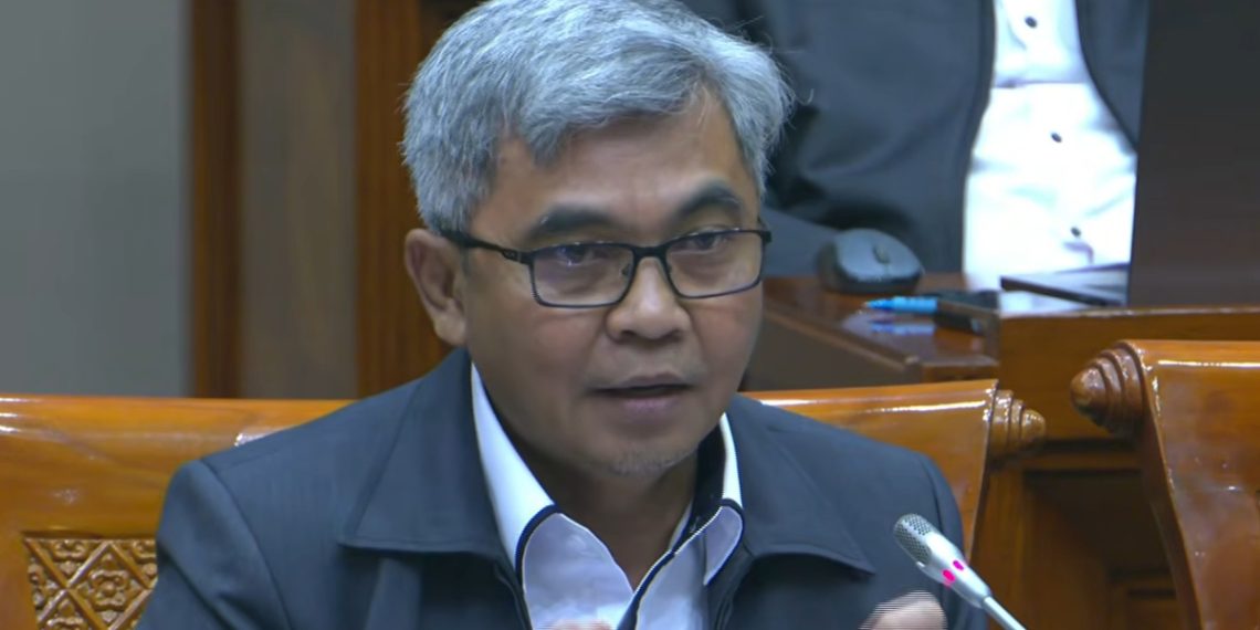 Ketua KPK Setyo Budiyanto dalam rapat kerja bersama Komisi III DPR RI di Komplek Parlemen Senayan, Jakarta, Rabu (28/1/2026). (Tangkapan layar YouTube TVR Parlemen: Julian)