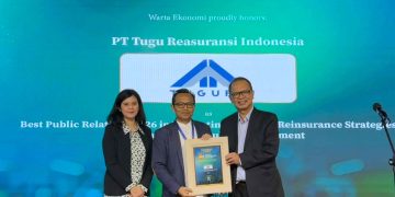 Sukses Kelola Komunikasi Strategis Resiliensi Reasuransi, Tugure Raih Best Public Relations 2026. (Foto: Istimewa)