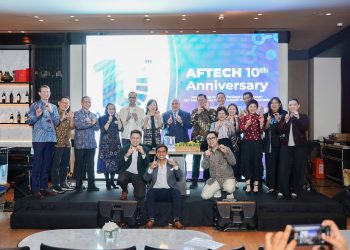 HUT ke-10 AFTECH. (Foto: Mohammad Adrianto Sukarso)