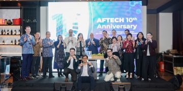 HUT ke-10 AFTECH. (Foto: Mohammad Adrianto Sukarso)