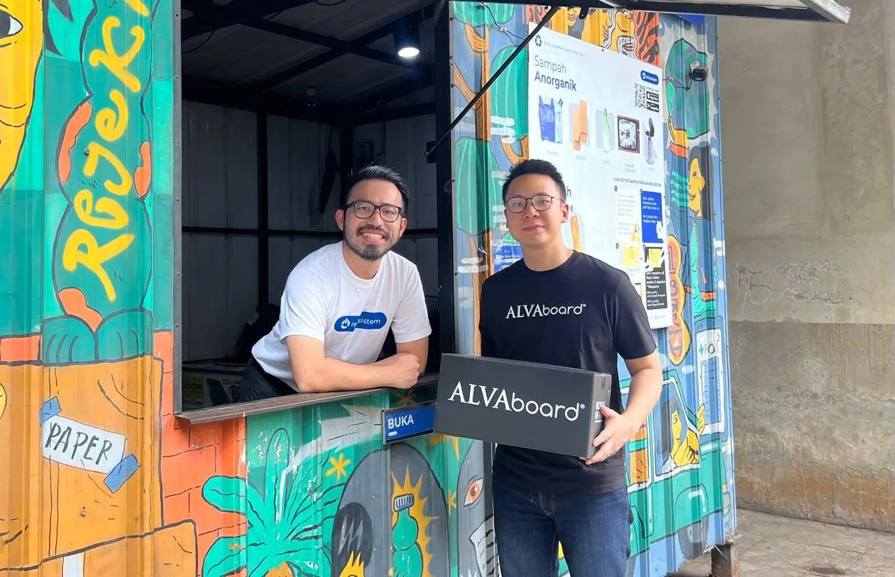 Ki-ka : Co-Founder Rekosistem Ernest dan CEO ALVAboard Alden Lukman. (Foto: Istimewa)