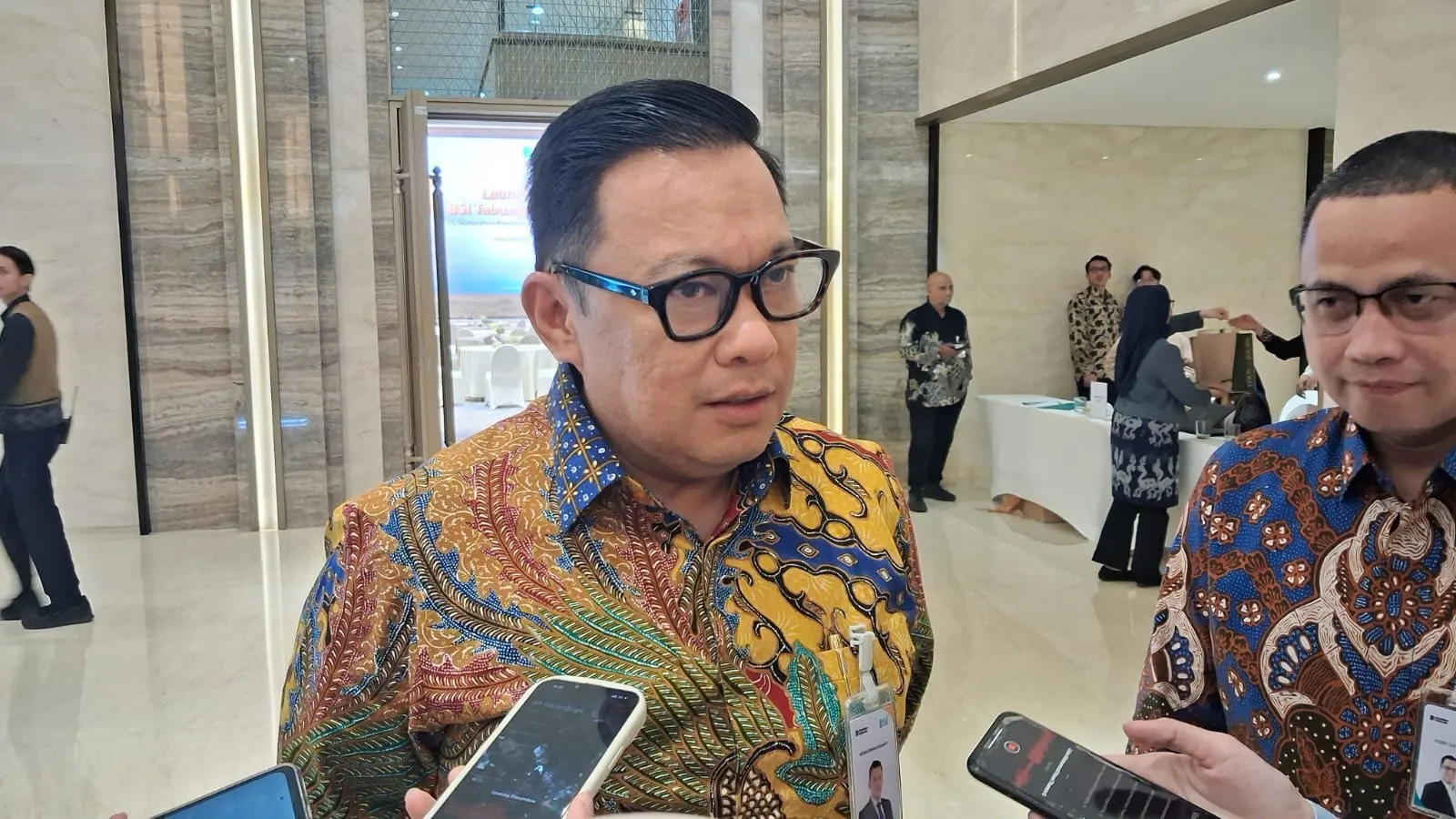Direktur Retail Banking PT Bank Syariah Indonesia Tbk (BRIS) atau BSI, Kemas Erwan Husainy. (Foto: Khoirifa)