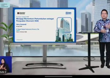 Direktur Utama PT Bank Rakyat Indonesia (Persero) Tbk (BBRI), Hery Gunardi. (Foto: Tangkapan layar)