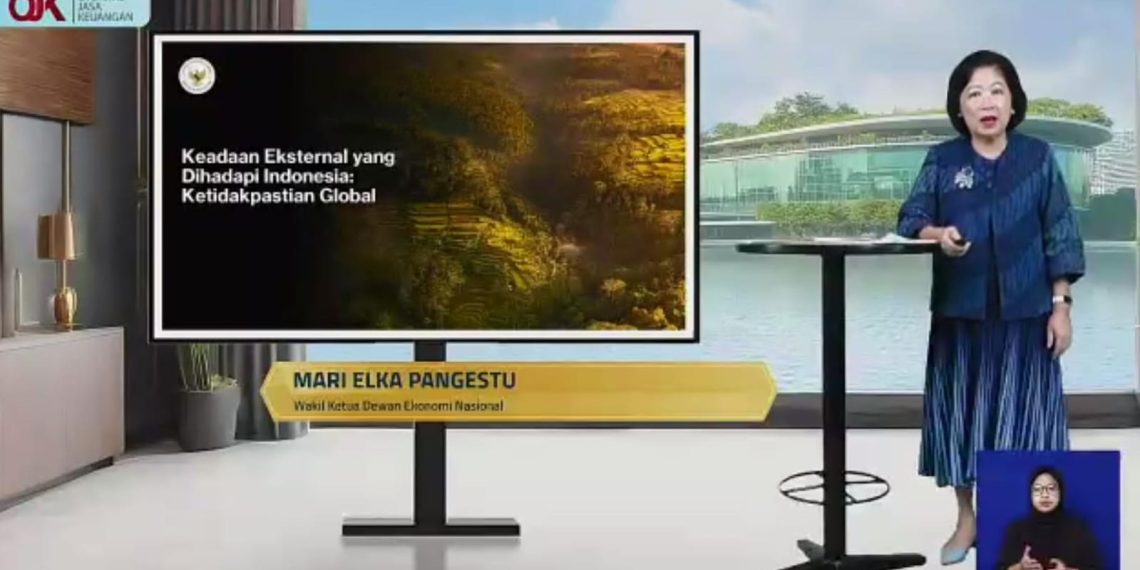 Wakil Ketua Dewan Ekonomi Nasional (DEN), Mari Elka Pangestu. (Foto: Tangkapan layar)