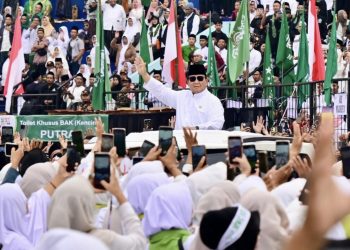 Presiden Prabowo Subianto menghadiri Mujahadah Kubro Satu Abad NU, pada Minggu, 8 Februari 2026, yang digelar di Stadion Gajayana, Kota Malang, Provinsi Jawa Timur. Foto: BPMI Setpres/