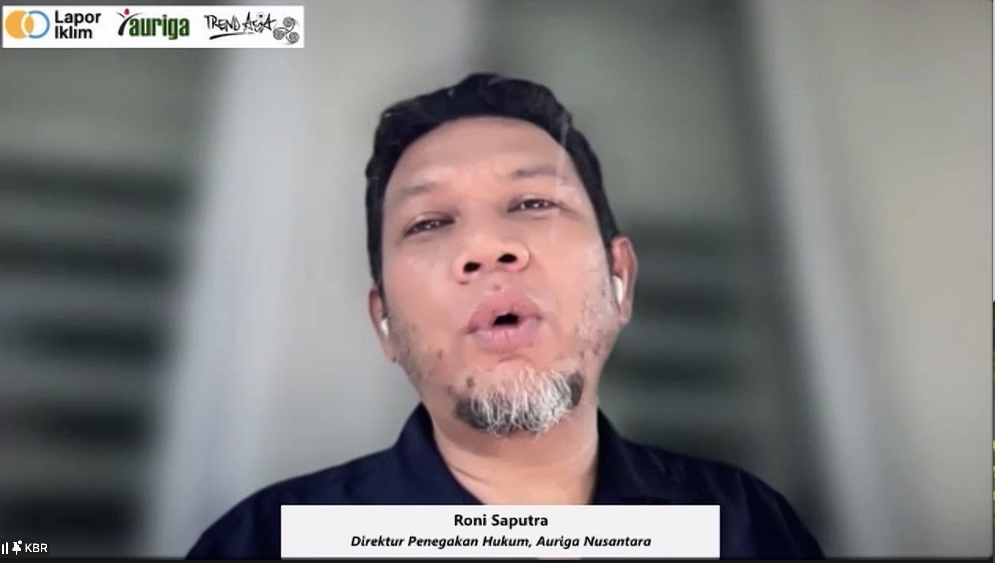 Direktur Penegakan Hukum Auriga Nusantara, Roni Saputra